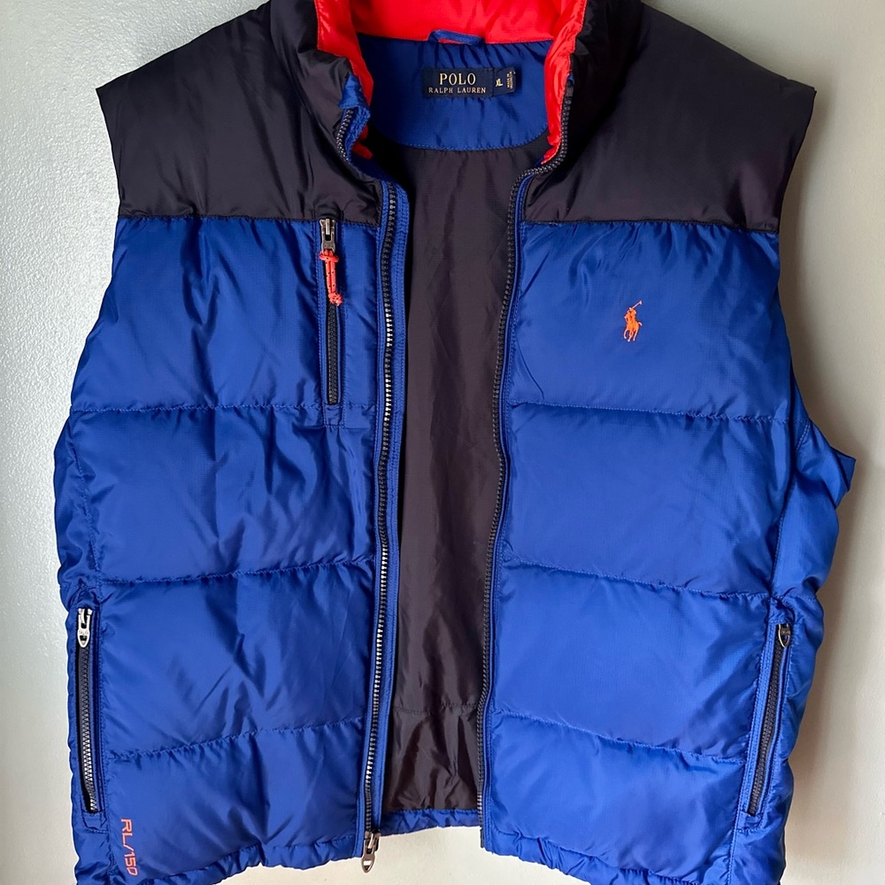 Ralph Lauren Blue and Black Vest